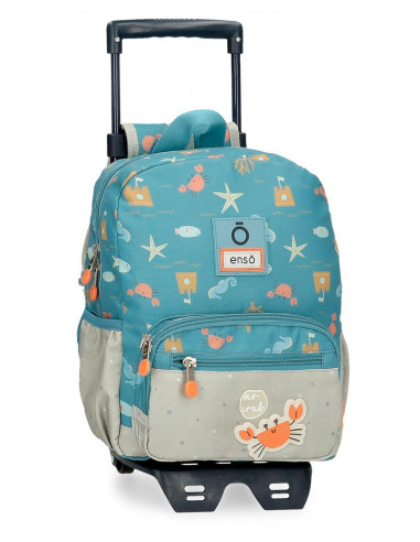 97522T1 ADAPT. BACKPACK 28CM.W/TROLLEY MR. CRAB